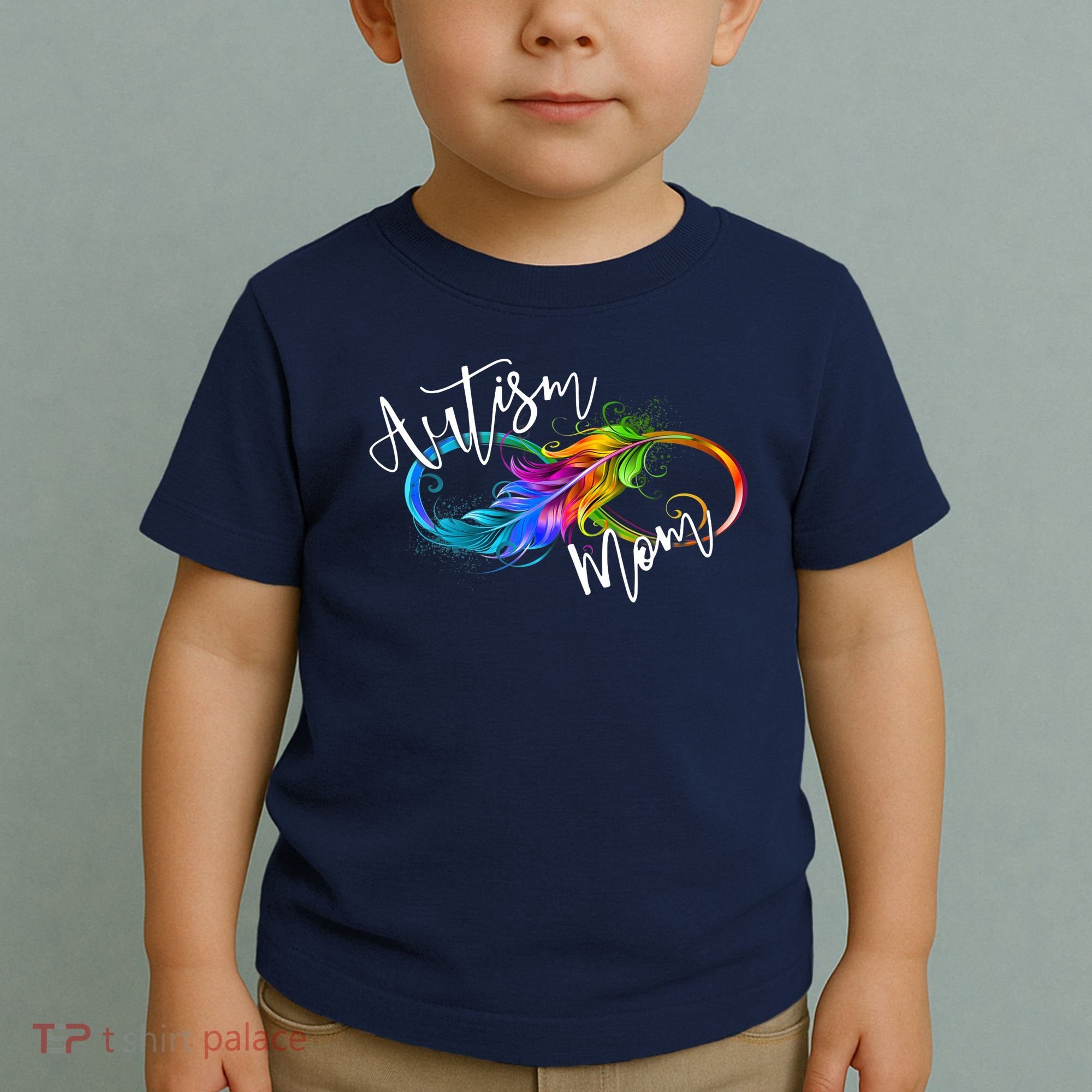 Neurodiversity Symbol Rainbow Infinity Autism Mom Awareness Toddler T-Shirt