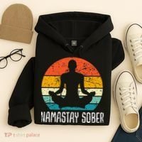 Namastay Sober Recovery Support Sobriety Na Aa Hoodie thumb 4