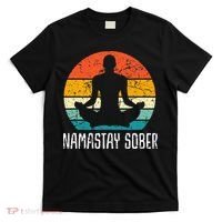 Namastay Sober Recovery Support Sobriety Na Aa T-Shirt thumb 0