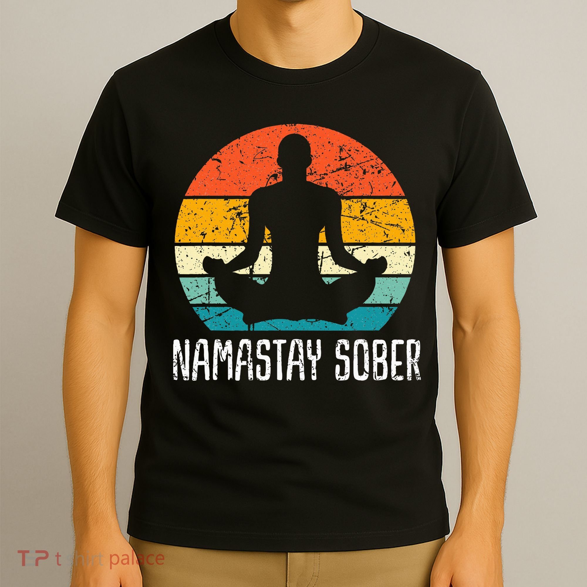 Namastay Sober Recovery Support Sobriety Na Aa T-Shirt