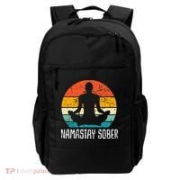 Namastay Sober Recovery Support Sobriety Na Aa Backpack thumb 0