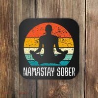 Namastay Sober Recovery Support Sobriety Na Aa Coaster thumb 0