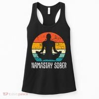 Namastay Sober Recovery Support Sobriety Na Aa Women's Tank Top thumb 0