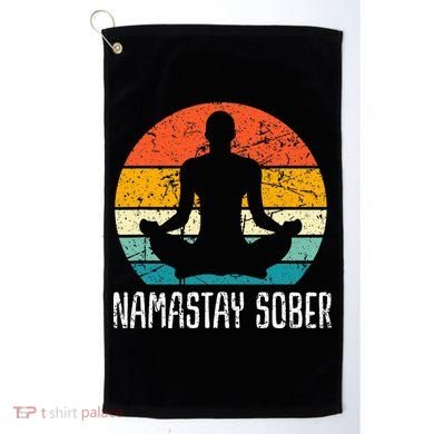 Namastay Sober Recovery Support Sobriety Na Aa Golf Towel