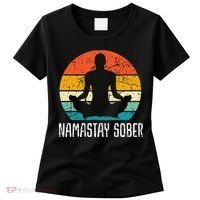 Namastay Sober Recovery Support Sobriety Na Aa Women's T-Shirt thumb 0