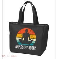 Namastay Sober Recovery Support Sobriety Na Aa Tote Bag thumb 3