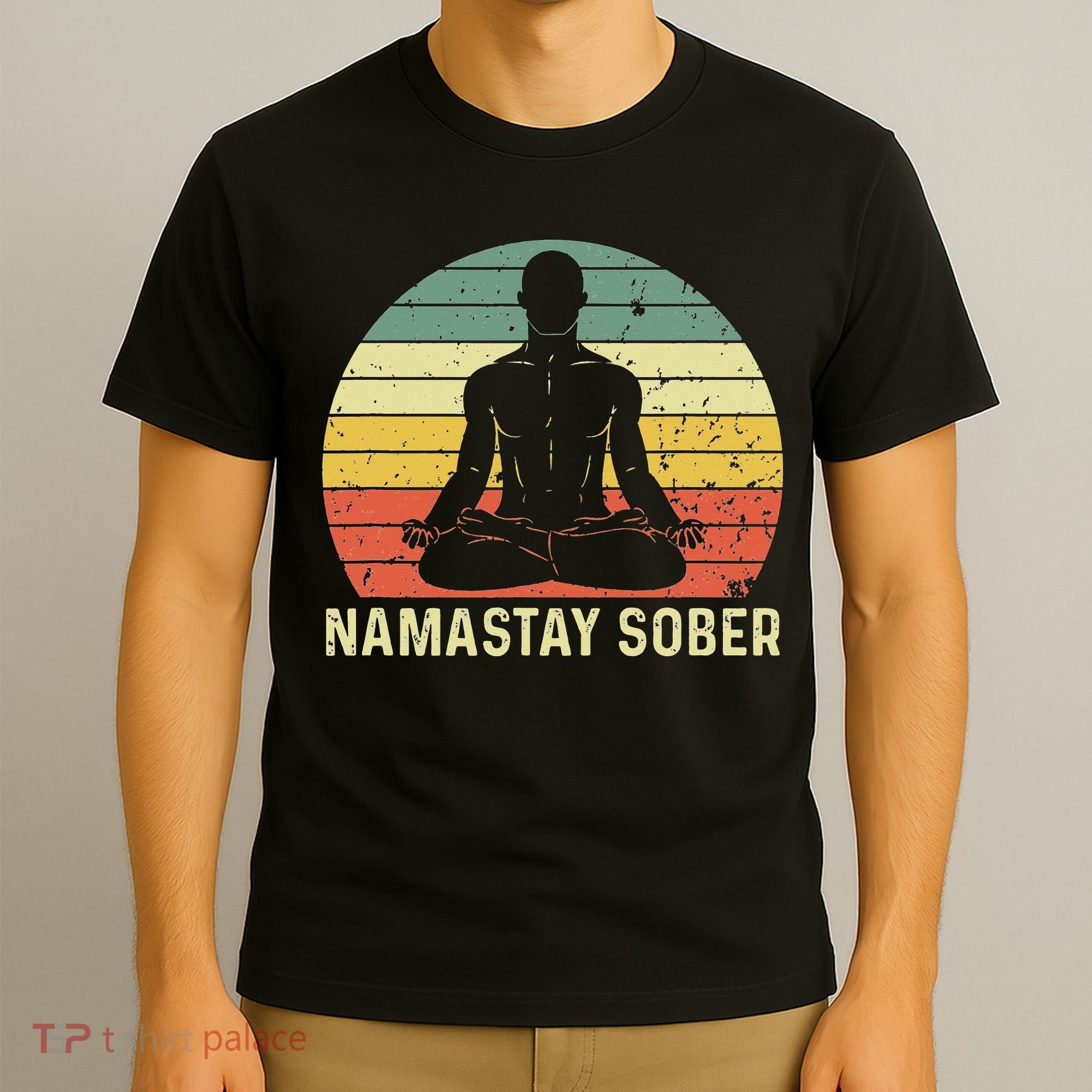 Namastay Sober Recovery Support Sobriety NA AA T-Shirt