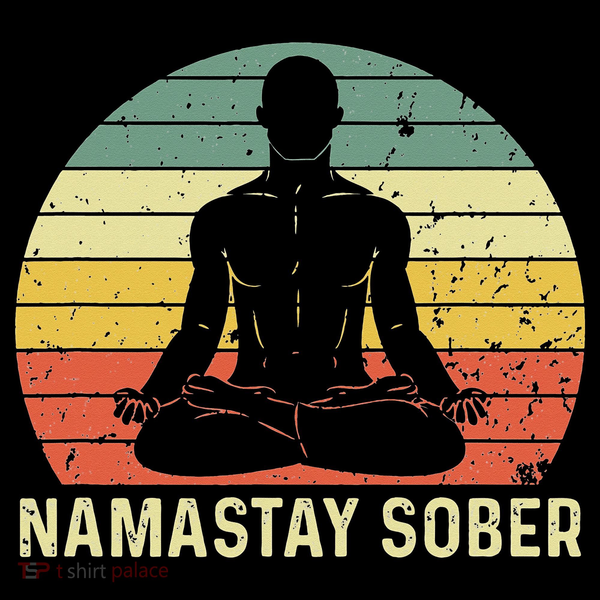 Namastay Sober Recovery Support Sobriety NA AA Women's Hoodie