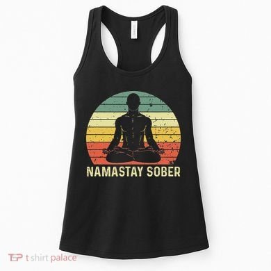 Namastay Sober Recovery Support Sobriety NA AA Women's Tank Top