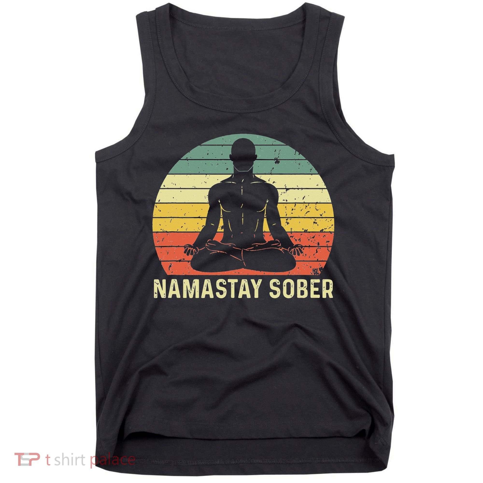 Namastay Sober Recovery Support Sobriety NA AA Tank Top