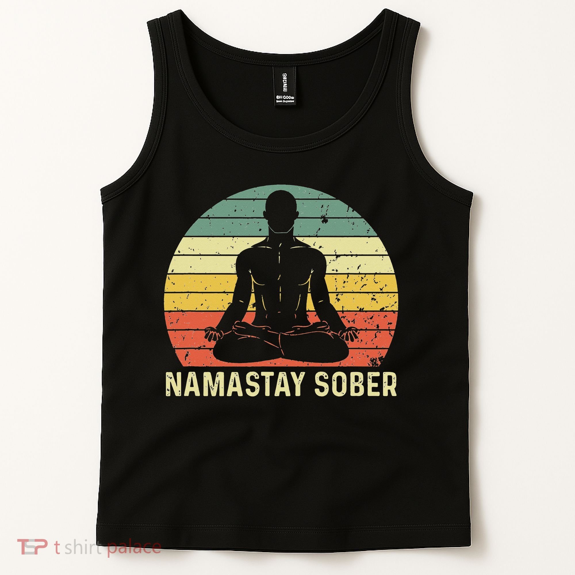 Namastay Sober Recovery Support Sobriety NA AA Tank Top