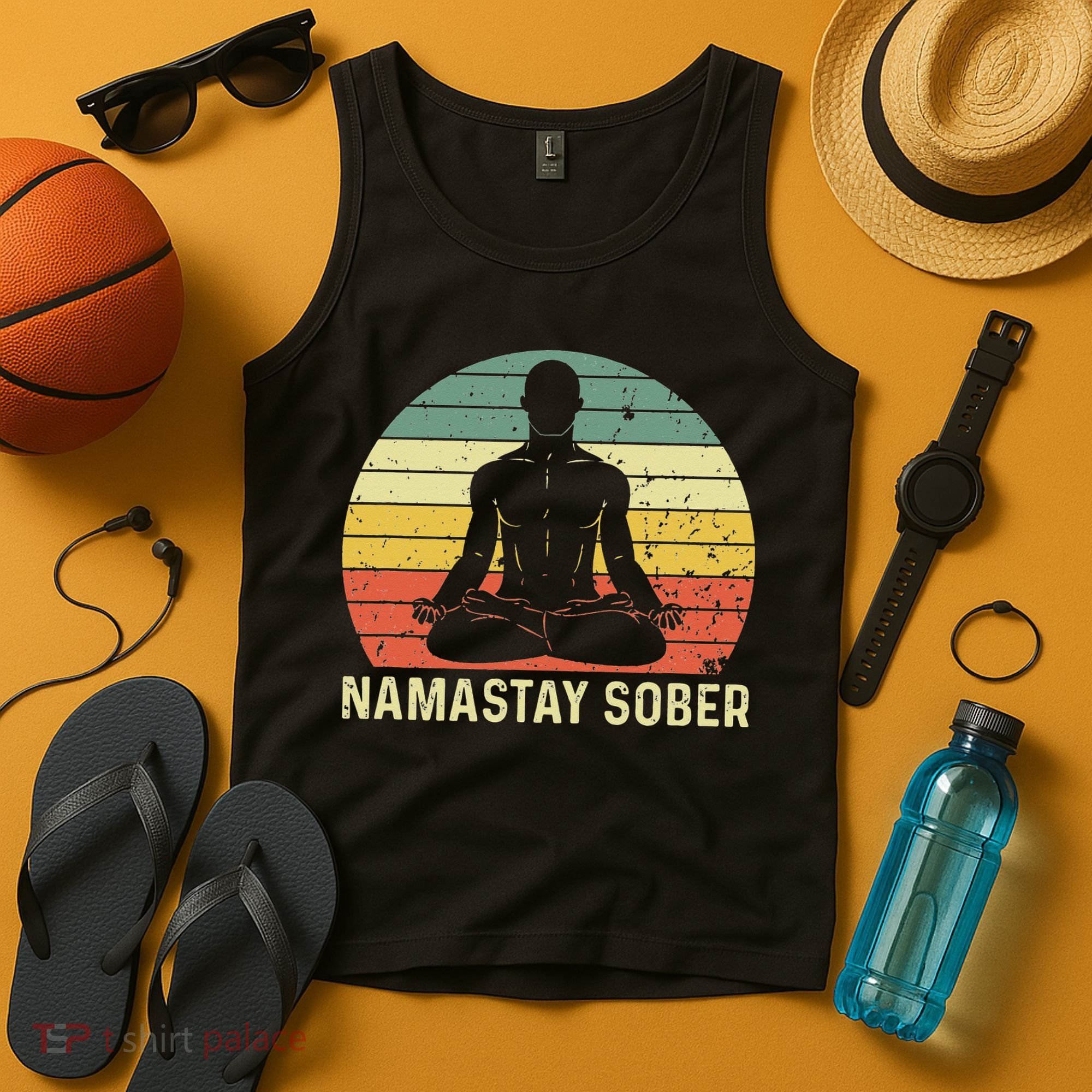 Namastay Sober Recovery Support Sobriety NA AA Tank Top