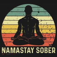 Namastay Sober Recovery Support Sobriety NA AA Visor thumb 3