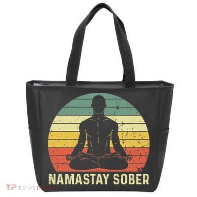 Namastay Sober Recovery Support Sobriety NA AA Tote Bag