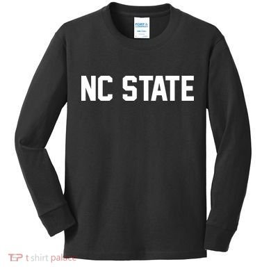 Nc State Sports Fan Kids Long Sleeve Shirt