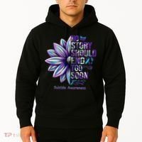 No Story Should End Too Soon Suicide Prevention Awareness Hoodie thumb 2