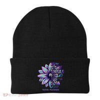No Story Should End Too Soon Suicide Prevention Awareness Beanie thumb 0