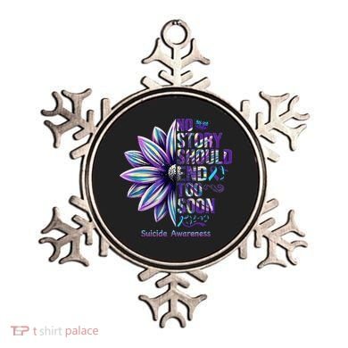 No Story Should End Too Soon Suicide Prevention Awareness Ornament
