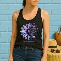 No Story Should End Too Soon Suicide Prevention Awareness Women's Tank Top thumb 2