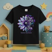 No Story Should End Too Soon Suicide Prevention Awareness Toddler T-Shirt thumb 3