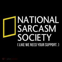 National Sarcasm Society Like We Need Your Support Ornament thumb 1
