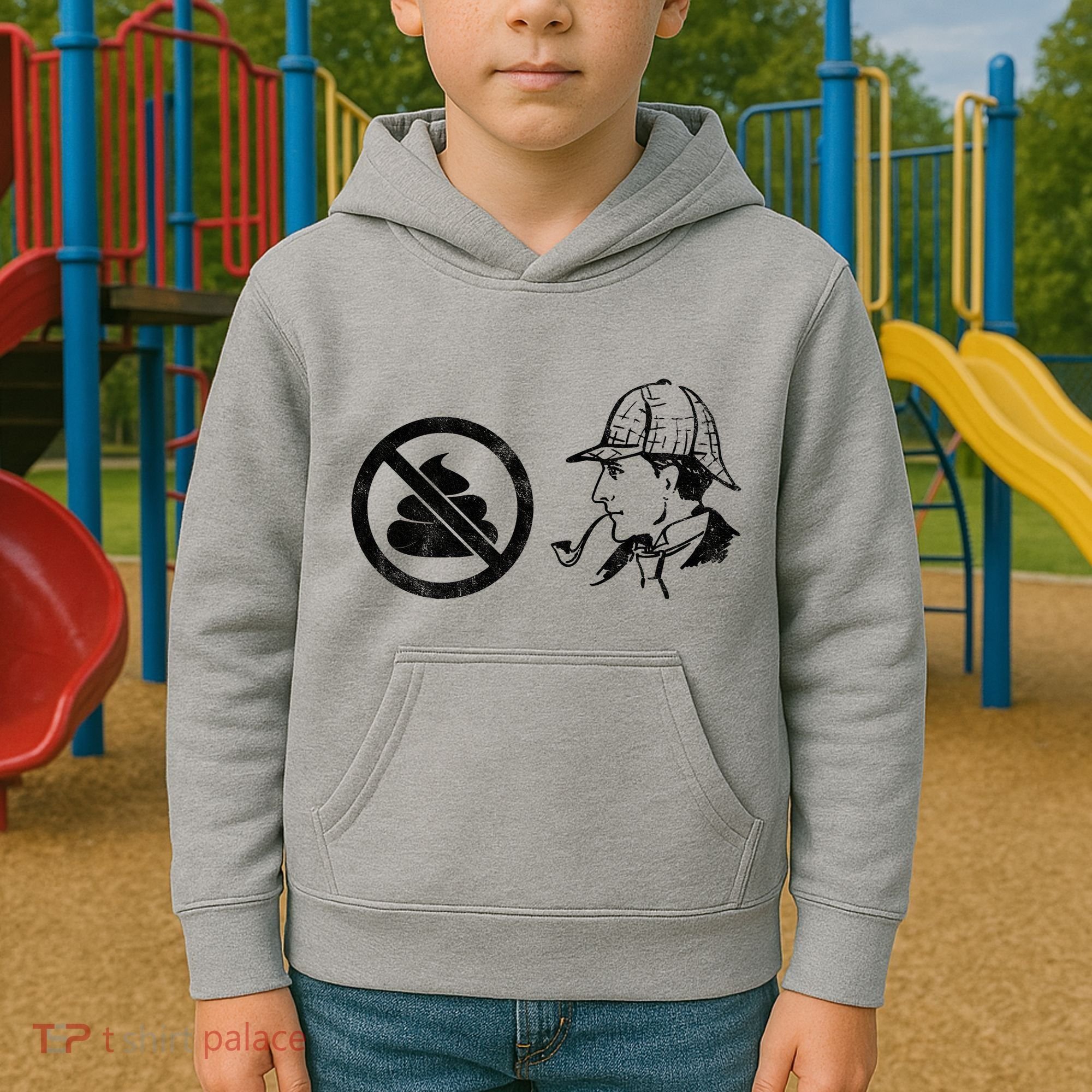 No Shit Sherlock Kids Hoodie