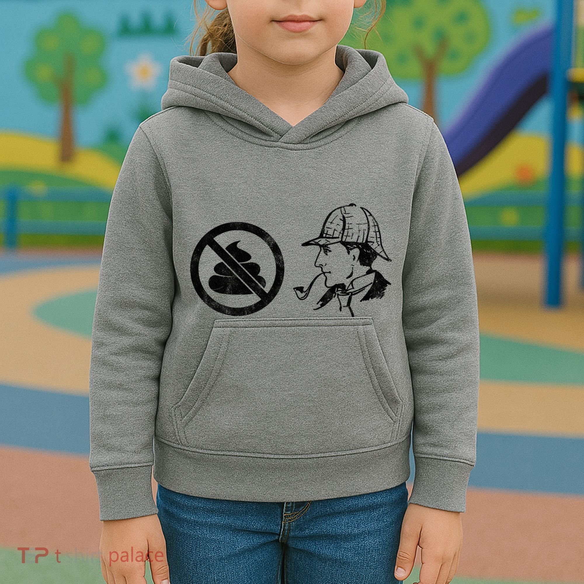 No Shit Sherlock Kids Hoodie