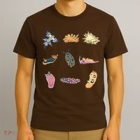 Nudibranch Sea Slug Marine Biologist And Aquarist T-Shirt thumb 3
