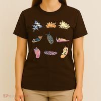 Nudibranch Sea Slug Marine Biologist And Aquarist T-Shirt thumb 4