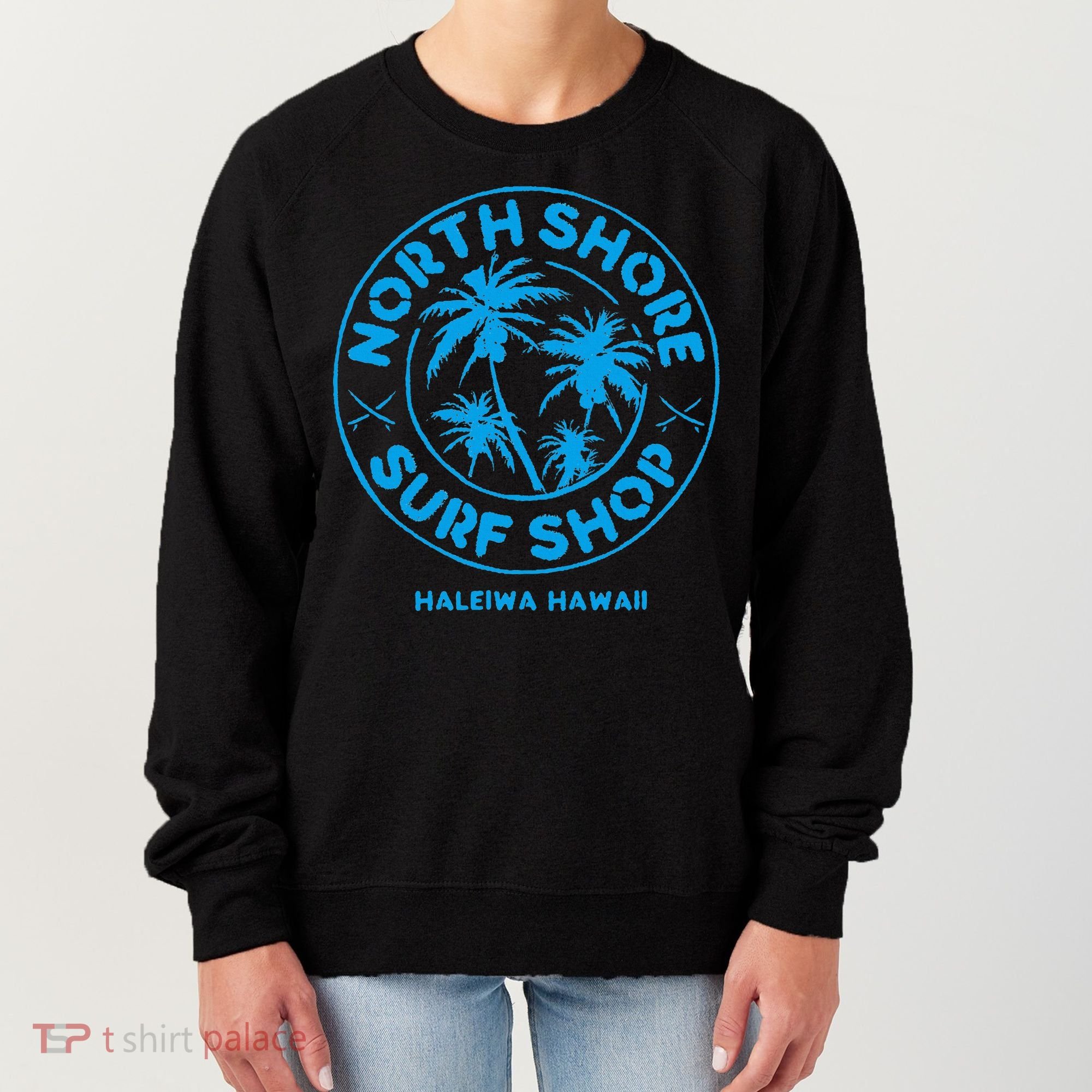 North Shore Surf Shop Retro Women's Sweatshirt
