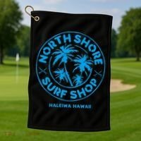 North Shore Surf Shop Retro Golf Towel thumb 1