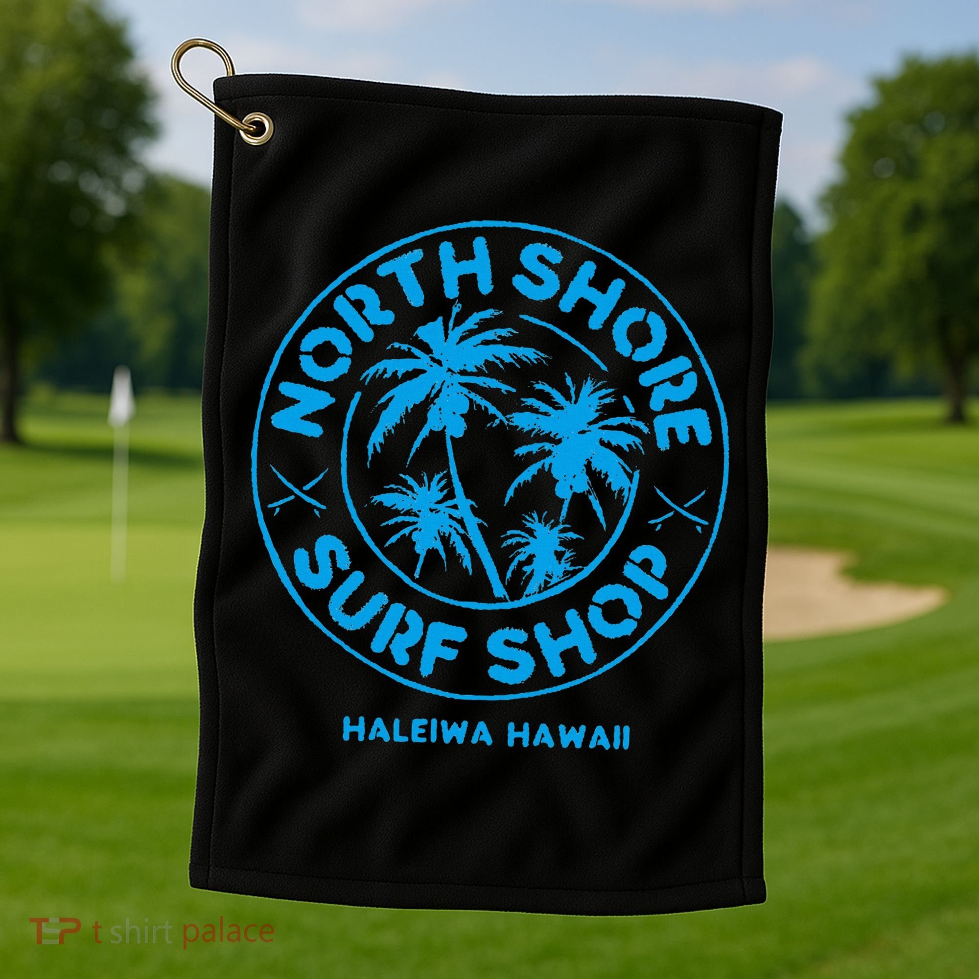 North Shore Surf Shop Retro Golf Towel