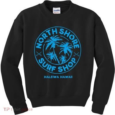 North Shore Surf Shop Retro Kids Sweatshirt