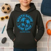 North Shore Surf Shop Retro Kids Hoodie thumb 2