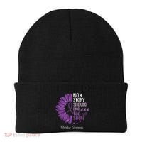 No Story Should End Too Soon Overdose Purple Ribbon Beanie thumb 0
