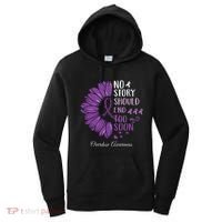 No Story Should End Too Soon Overdose Purple Ribbon Women's Hoodie thumb 0