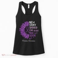 No Story Should End Too Soon Overdose Purple Ribbon Women's Tank Top thumb 0