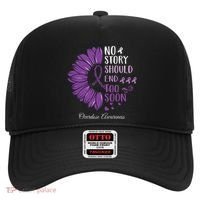 No Story Should End Too Soon Overdose Purple Ribbon Hat thumb 0