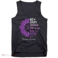 No Story Should End Too Soon Overdose Purple Ribbon Tank Top thumb 0