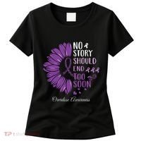 No Story Should End Too Soon Overdose Purple Ribbon Women's T-Shirt thumb 0