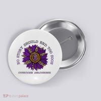 No Story Should End Too Soon Overdose Awareness Sunflower Ribbon Button thumb 0