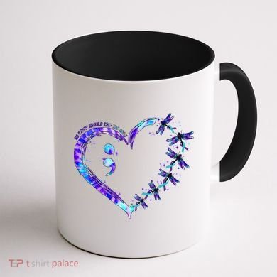 No Story Should End Too Suicide Prevention Awareness Coffee Mug back