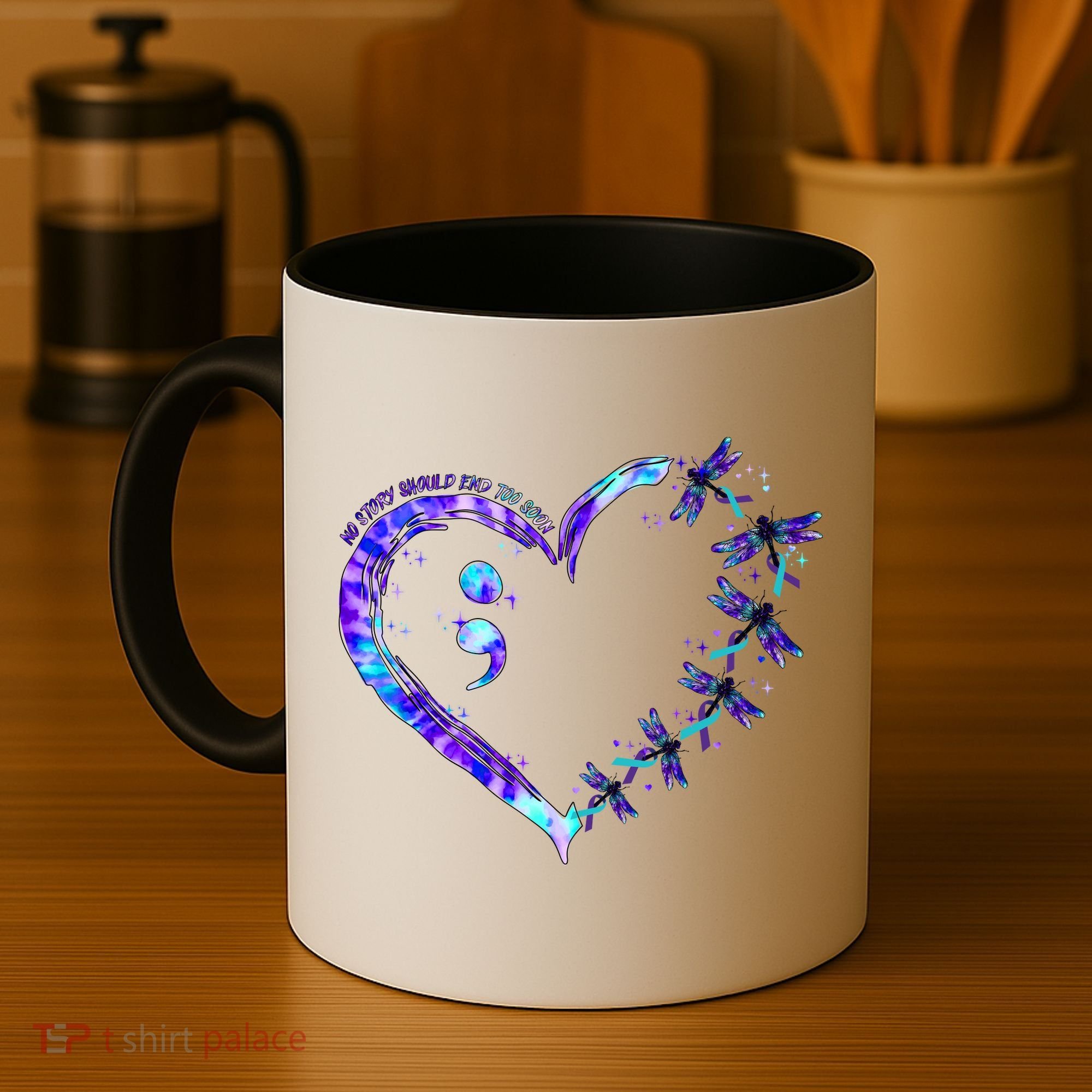 No Story Should End Too Suicide Prevention Awareness Coffee Mug