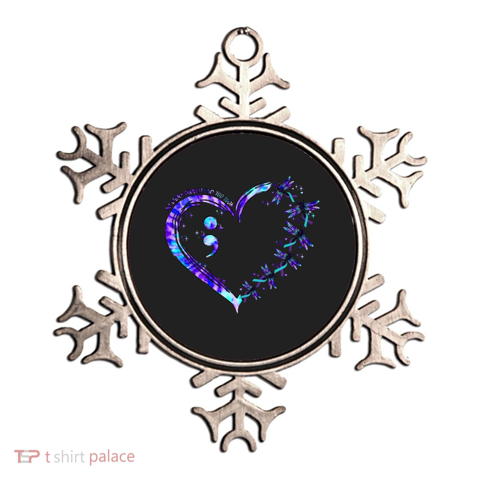 No Story Should End Too Suicide Prevention Awareness Ornament