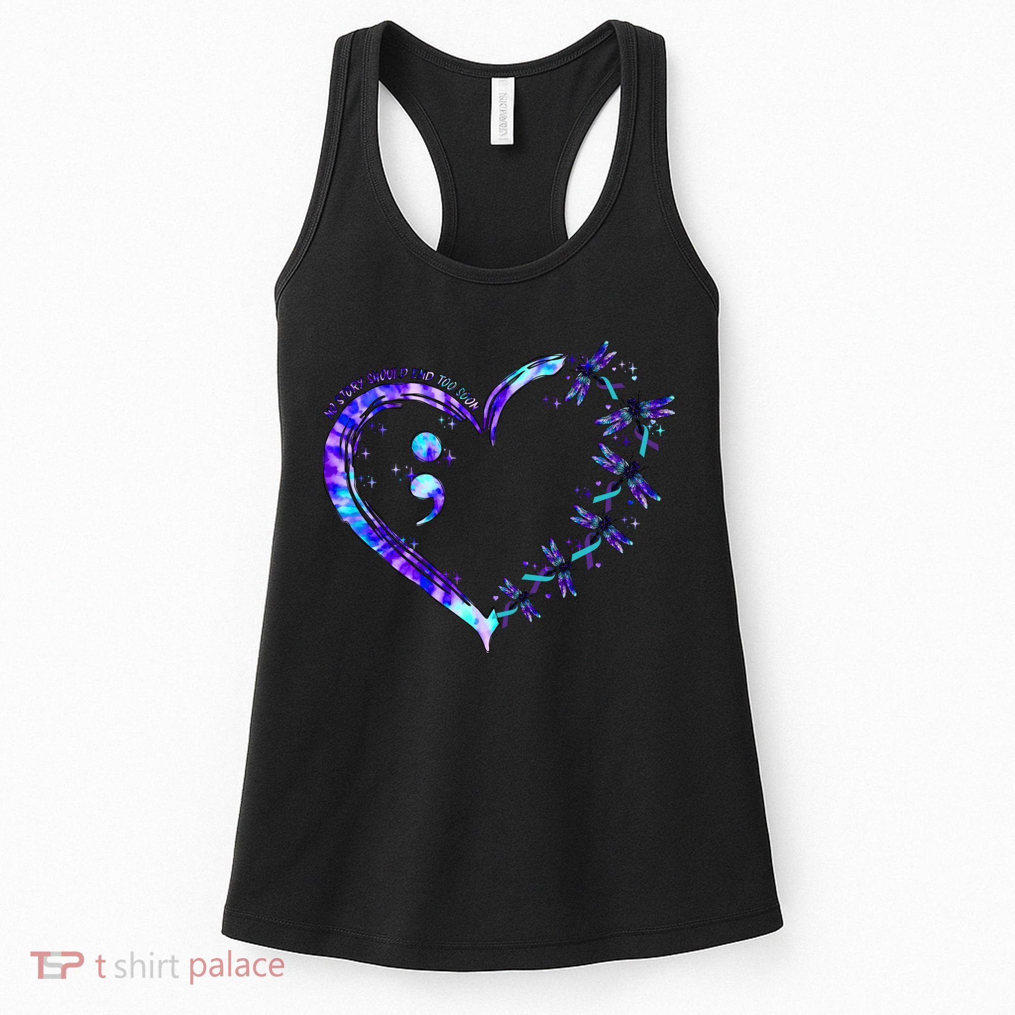 No Story Should End Too Suicide Prevention Awareness Women's Tank Top