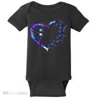 No Story Should End Too Suicide Prevention Awareness Baby Bodysuit thumb 0