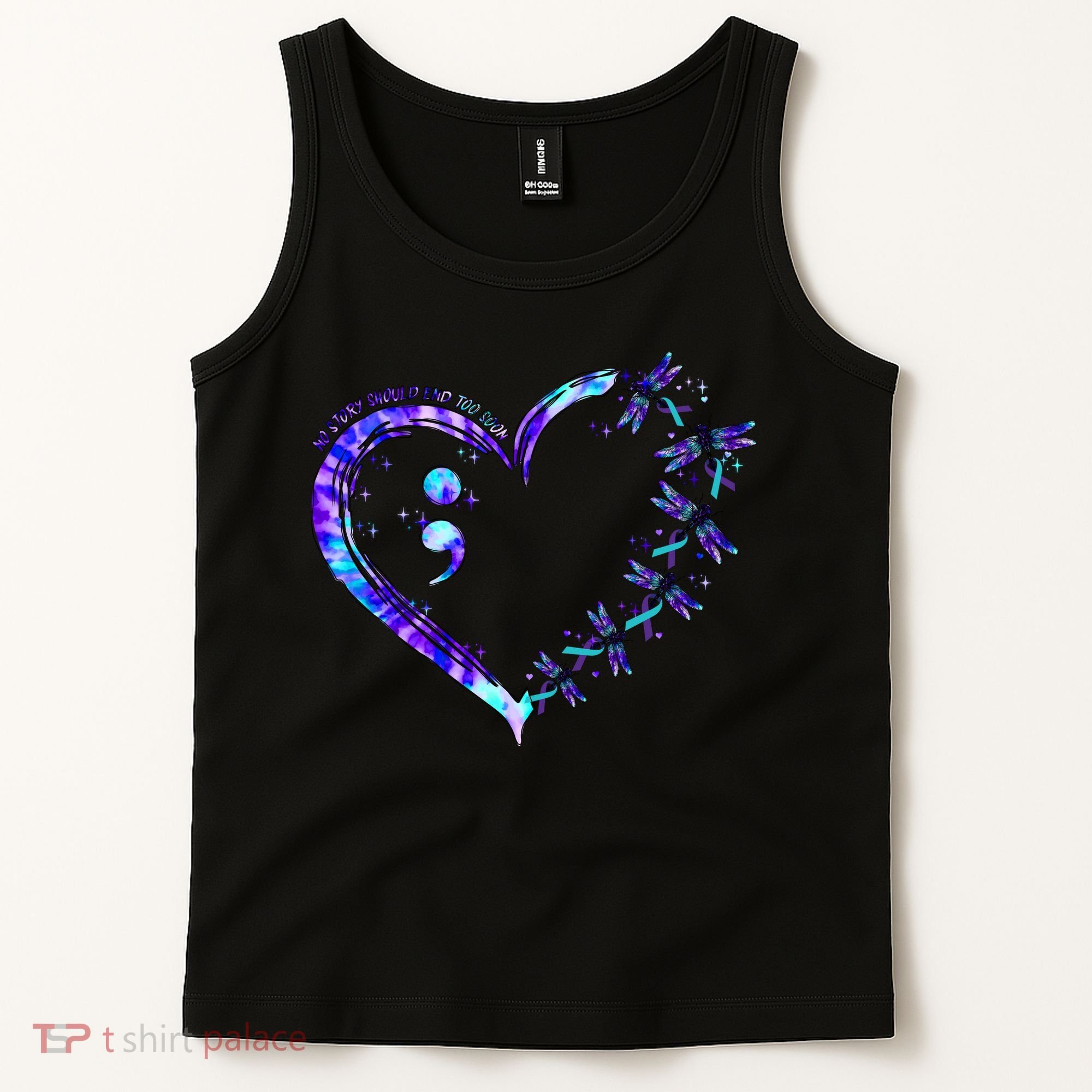No Story Should End Too Suicide Prevention Awareness Tank Top