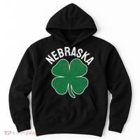 Nebraska Shamrock St. Patrick's Day Saint Paddy's Irish Hoodie thumb 0