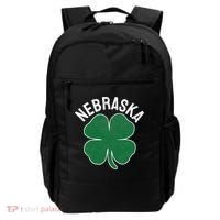 Nebraska Shamrock St. Patrick's Day Saint Paddy's Irish Backpack thumb 0