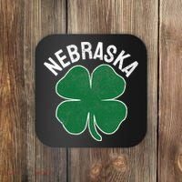 Nebraska Shamrock St. Patrick's Day Saint Paddy's Irish Coaster thumb 0